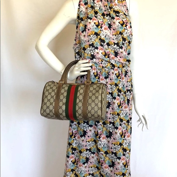 ❌SOLD❌Gucci Vintage Small Boston Bag - Picture 3 of 8